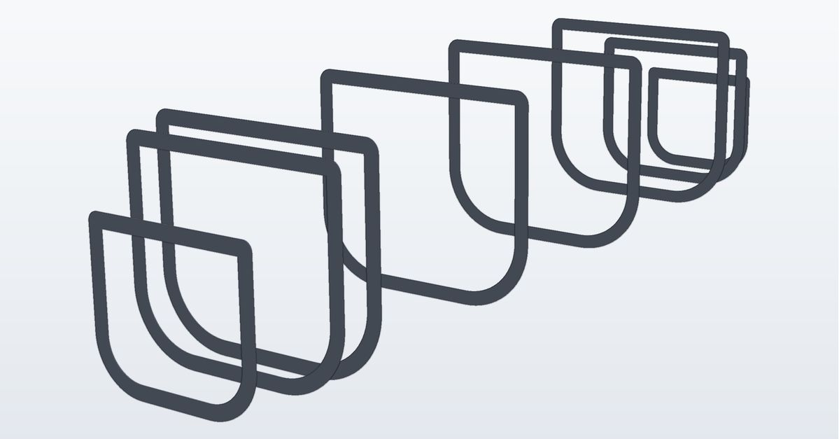 Eight ring frames, section-matched, 12 mm web 220 mm deep